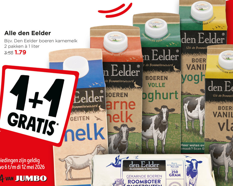 Den Eelder   zuivel, yoghurt folder aanbieding bij  Jumbo - details