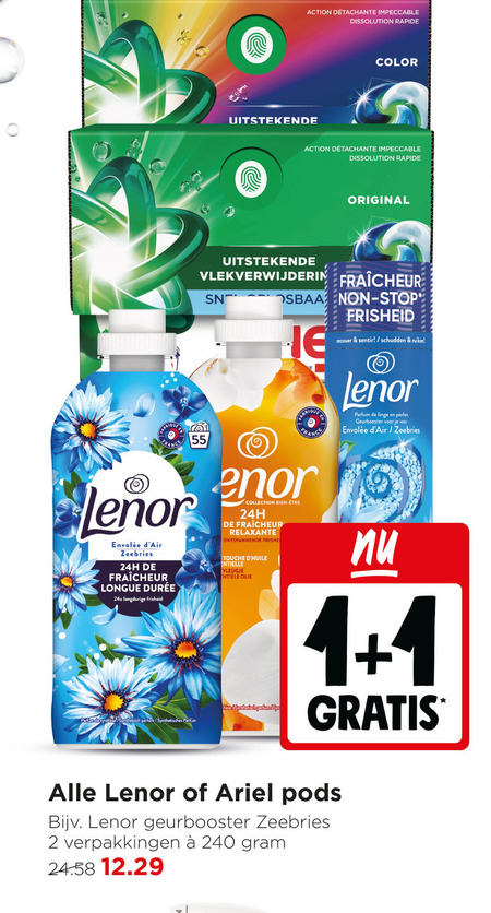 Ariel   wasmiddel, wasverzachter folder aanbieding bij  Jumbo - details