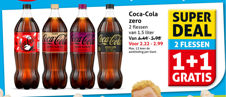 Coca-Cola   cola folder aanbieding bij  Hoogvliet - details