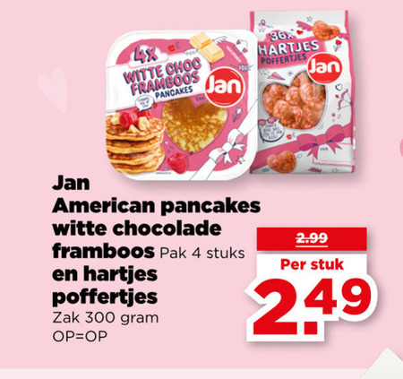Jan   poffertjes, pannenkoek folder aanbieding bij  Plus - details