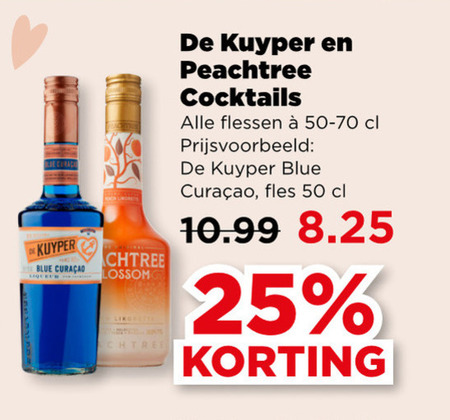 De Kuyper   likeur folder aanbieding bij  Plus - details