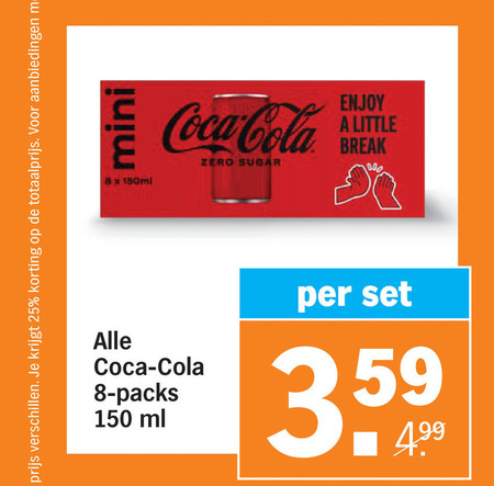 Coca-Cola   cola folder aanbieding bij  Albert&nbsp;Heijn - details