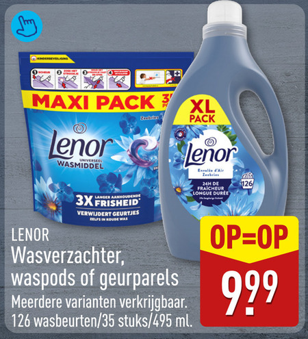 Lenor   wasverzachter folder aanbieding bij  Aldi - details