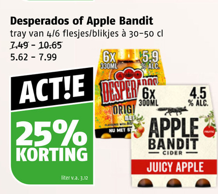 Apple bandit   appelcider, speciaalbier folder aanbieding bij  Poiesz - details