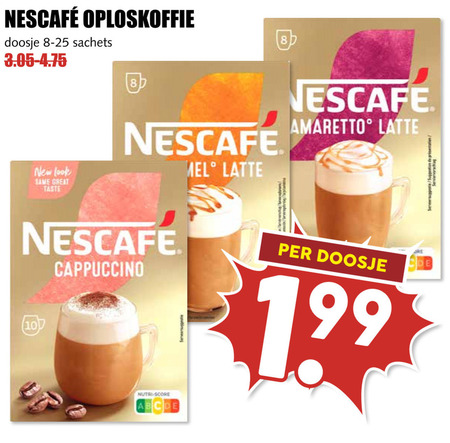Nescafe   oploskoffie folder aanbieding bij  MCD&nbsp;Supermarkt&nbsp;Basis - details