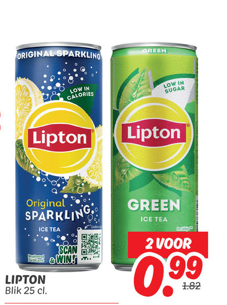 Lipton   ice tea folder aanbieding bij  Dekamarkt - details