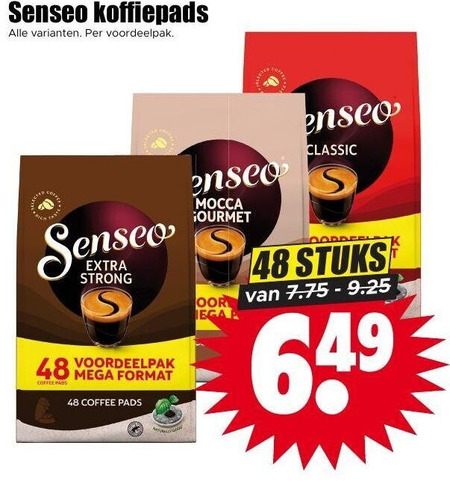 Douwe Egberts Senseo   koffiepad folder aanbieding bij  Dirk - details