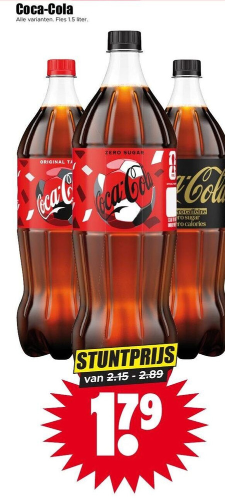 Coca-Cola   cola folder aanbieding bij  Dirk - details