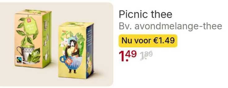 Picnic   thee folder aanbieding bij  Picnic - details