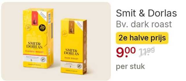 Smit en Dorlas   koffiecups folder aanbieding bij  Picnic - details