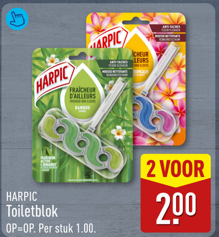 Harpic   toiletblok folder aanbieding bij  Aldi - details