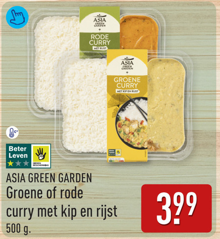 Asia Green Garden   oosterse maaltijd folder aanbieding bij  Aldi - details