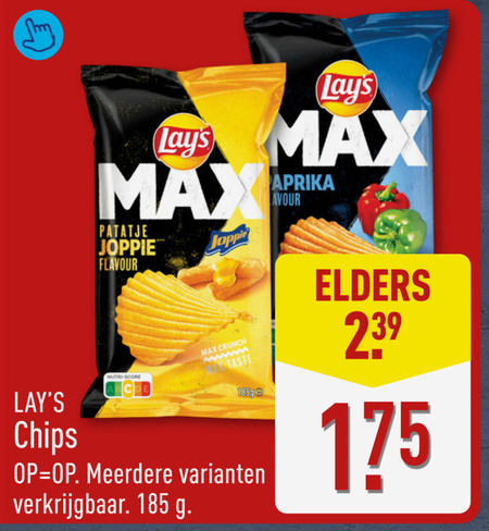 Lays   chips folder aanbieding bij  Aldi - details