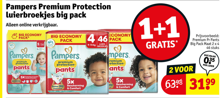 Pampers   luierbroekjes folder aanbieding bij  Kruidvat - details