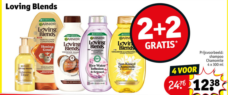 Garnier Loving Blends   shampoo folder aanbieding bij  Kruidvat - details
