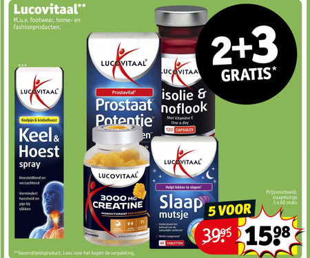 Lucovitaal   voedingssupplement folder aanbieding bij  Kruidvat - details