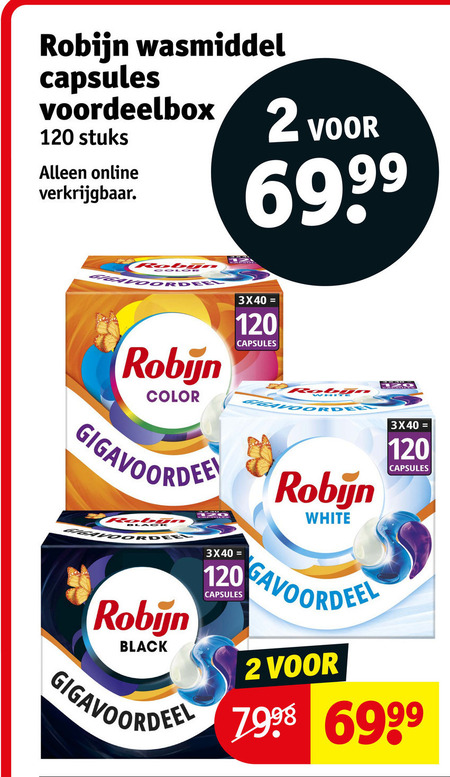 Robijn   wasmiddel folder aanbieding bij  Kruidvat - details