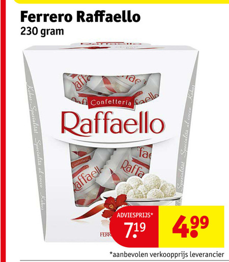 rafaello chocolade ferrero raffaello kokos specialite confetteria fa raffa folder aanbieding bij Kruidvat Rafaello chocolade folder aanbieding bij Kruidvat - details