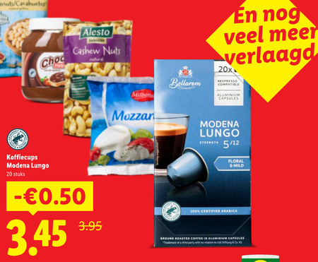 Bellarom   koffiecups folder aanbieding bij  Lidl - details