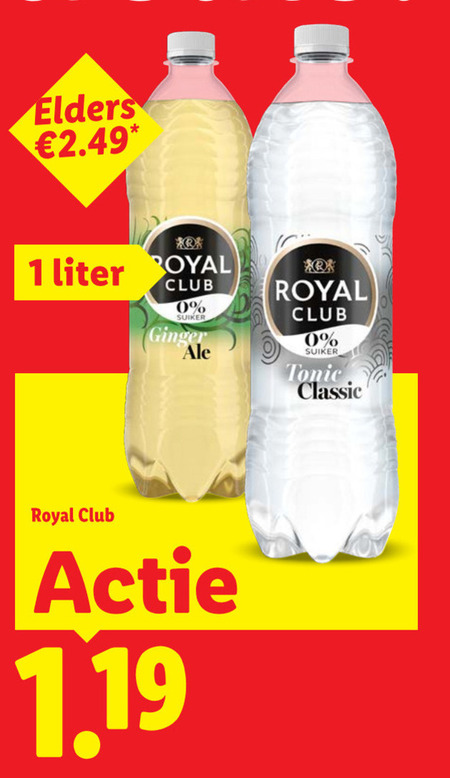 Royal Club   frisdrank folder aanbieding bij  Lidl - details