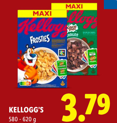 Kellogs   cereals folder aanbieding bij  Lidl - details