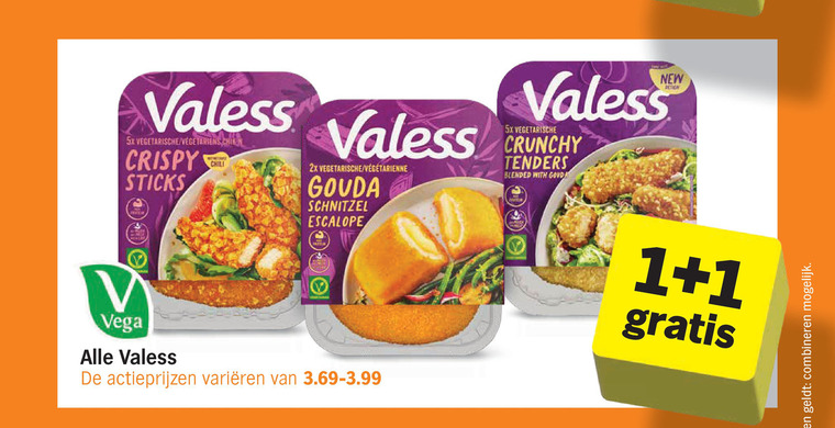 Valess   vegetarisch folder aanbieding bij  Albert&nbsp;Heijn - details