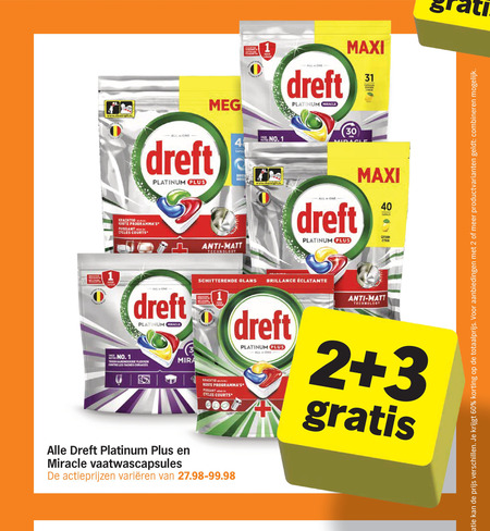 Dreft   vaatwasmiddel folder aanbieding bij  Albert&nbsp;Heijn - details