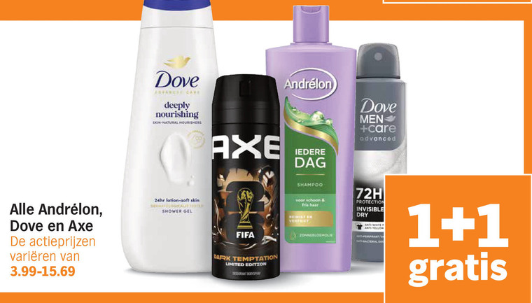 Andrelon   shampoo, douchegel folder aanbieding bij  Albert&nbsp;Heijn - details