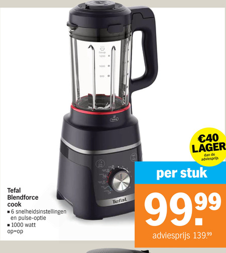 Tefal   blender folder aanbieding bij  Albert&nbsp;Heijn - details