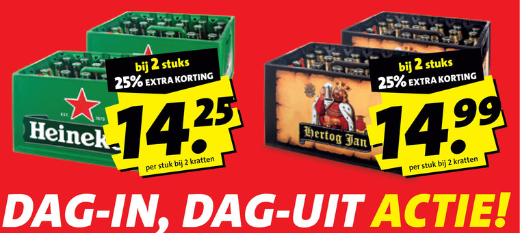 Hertog Jan   krat bier folder aanbieding bij  Boni - details