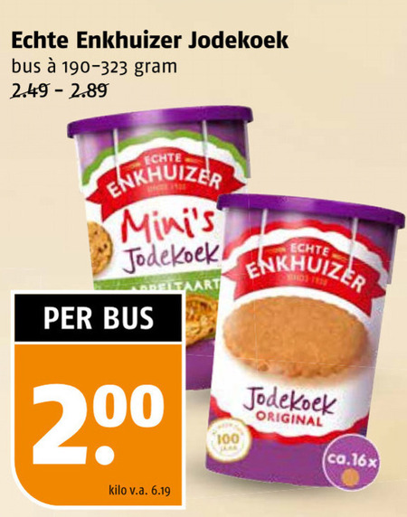 Enkhuizer   koek folder aanbieding bij  Poiesz - details