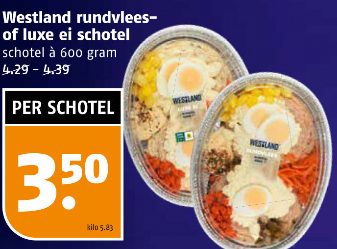 Westland   saladeschotel folder aanbieding bij  Poiesz - details