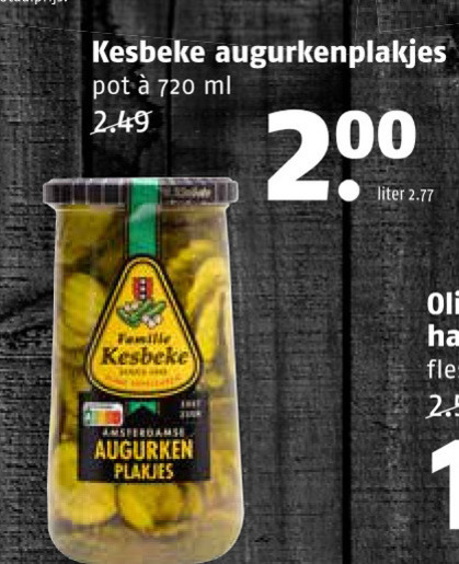 Kesbeke   augurken folder aanbieding bij  Poiesz - details