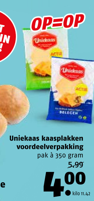 Uniekaas   kaasplakken folder aanbieding bij  Poiesz - details
