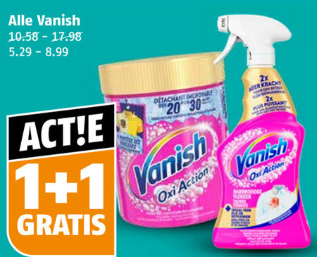 Vanish   vlekkenverwijderaar folder aanbieding bij  Poiesz - details
