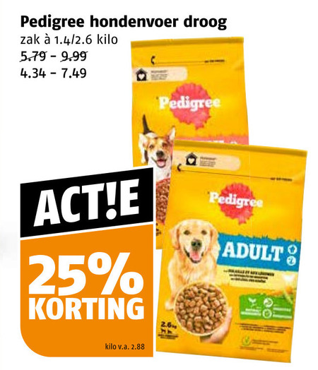 Pedigree   hondenvoer folder aanbieding bij  Poiesz - details