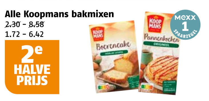 Koopmans   bakmix, cakemix folder aanbieding bij  Poiesz - details