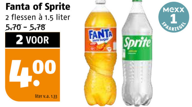 Fanta   frisdrank folder aanbieding bij  Poiesz - details