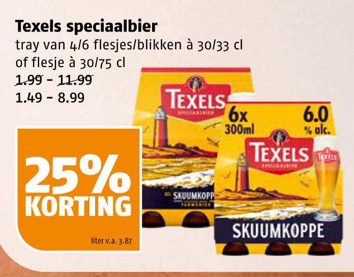 Texels   speciaalbier folder aanbieding bij  Poiesz - details