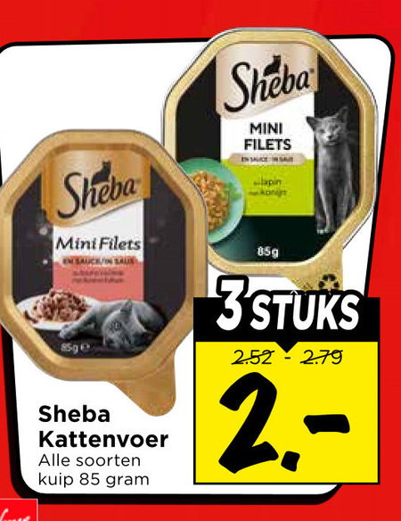 Sheba   kattenvoer folder aanbieding bij  Vomar - details