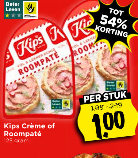 Kips   pate folder aanbieding bij  Vomar - details