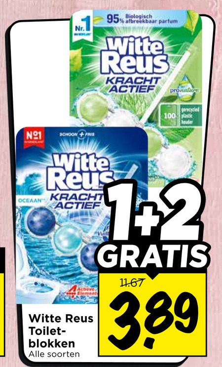 Witte Reus   toiletblok folder aanbieding bij  Vomar - details