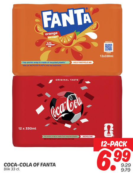 Coca-Cola   frisdrank, cola folder aanbieding bij  Dekamarkt - details