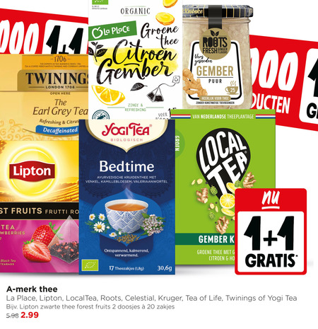 La Place   thee folder aanbieding bij  Jumbo - details