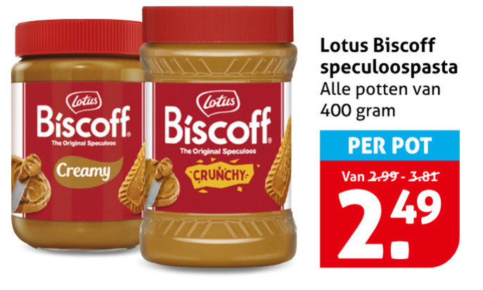 Lotus   speculaaspasta folder aanbieding bij  Hoogvliet - details