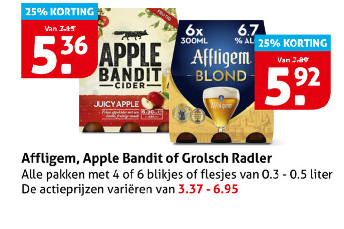 Grolsch   speciaalbier, radler bier folder aanbieding bij  Hoogvliet - details