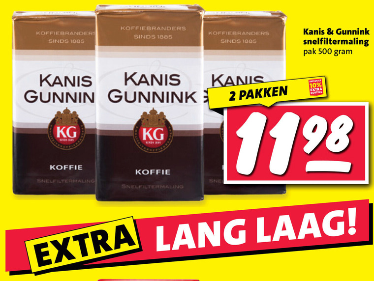 Kanis en Gunnink   koffie folder aanbieding bij  Nettorama - details