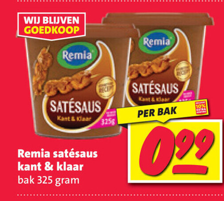 Remia   satesaus folder aanbieding bij  Nettorama - details