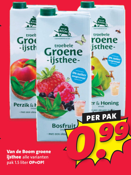 Van de Boom   ice tea folder aanbieding bij  Nettorama - details
