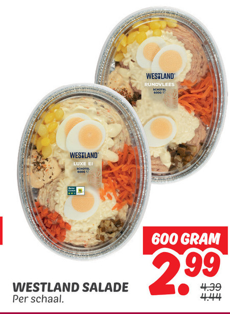 westland saladeschotel 600 rundvlees schotel luxe ei salade schaal folder aanbieding bij Dekamarkt Westland saladeschotel folder aanbieding bij Dekamarkt - details